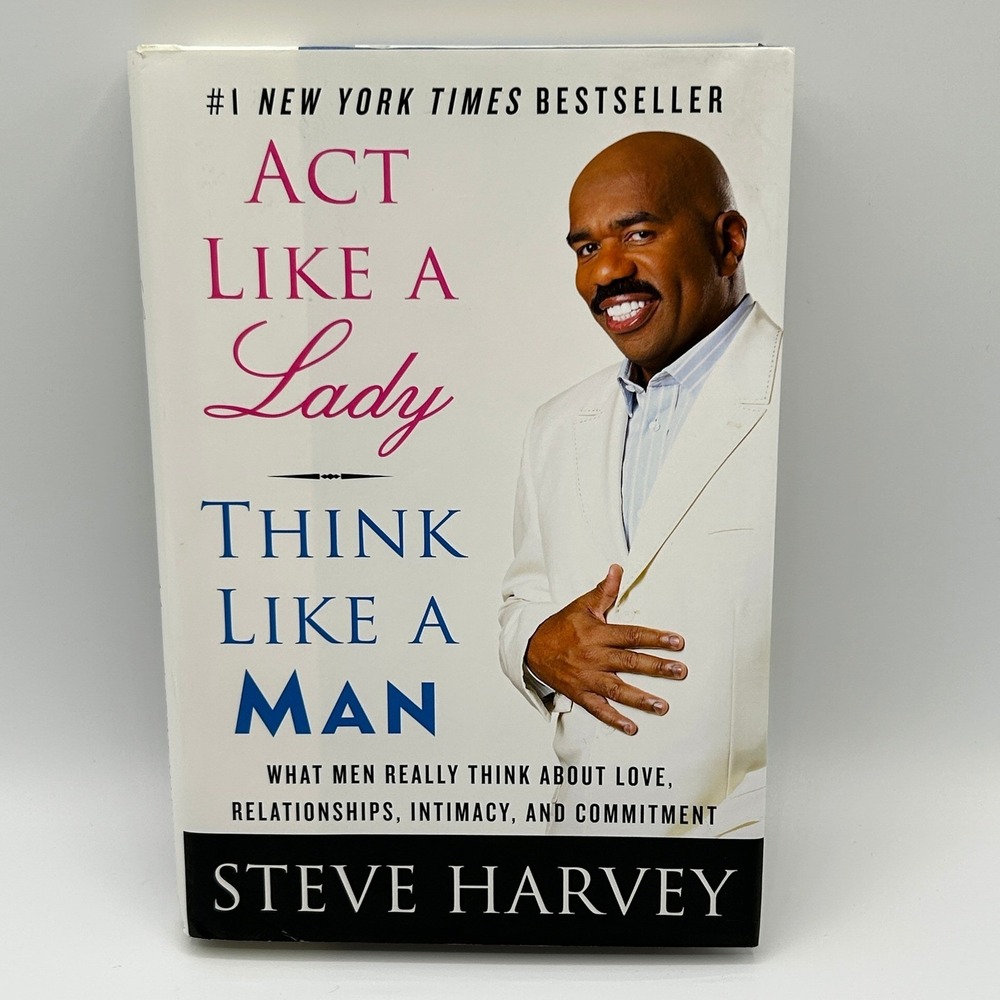 Act Like a Lady Think Like a Man Steve Harvey Hardcover Relationship Love Advice